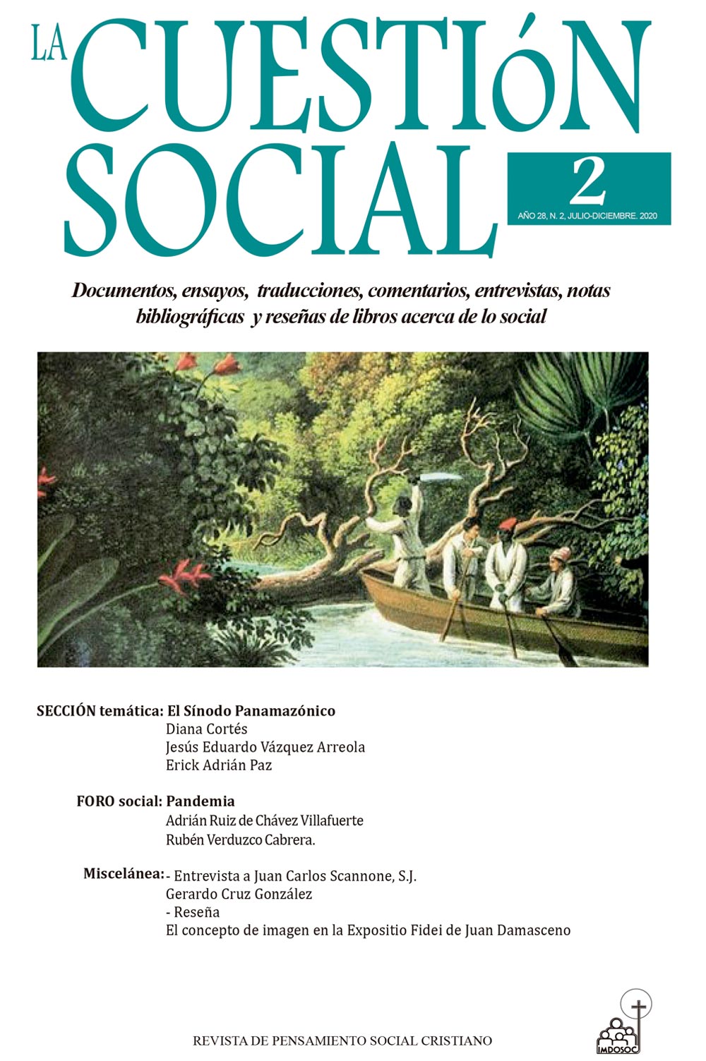 La Cuestión Social Año 28 Vol. 2 No. 2 Julio - Diciembre 2020